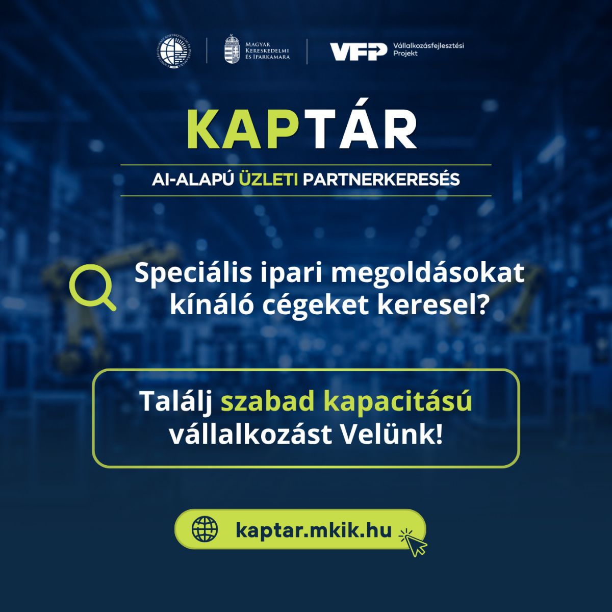 KAPaciTÁRs kereső platform - kép