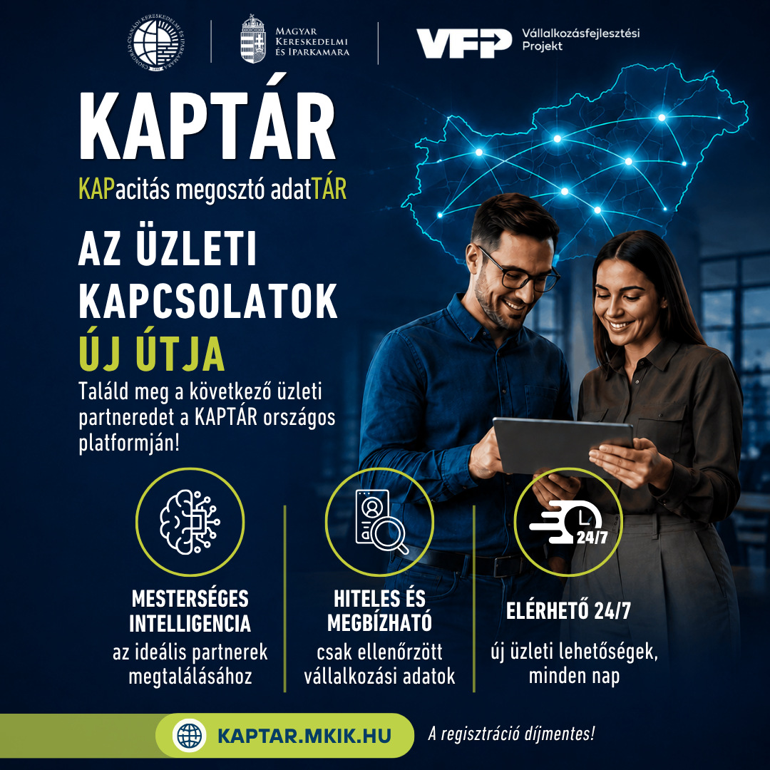 KAPTÁR - összekapcsolja a keresletet és a kínálatot - kép