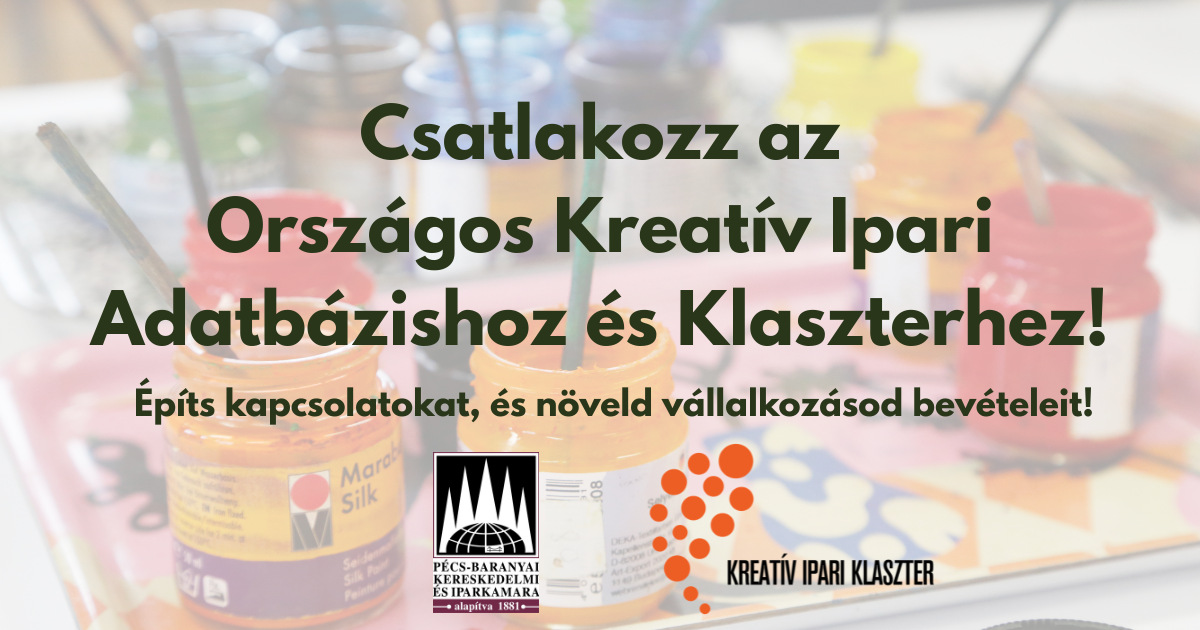 Országos kreatív ipari adatbázis készül - csatlakozzon Ön is! - kép