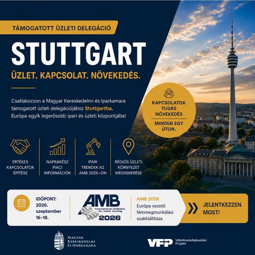 Üzleti delegációt szervez a kamara Stuttgartba - kép
