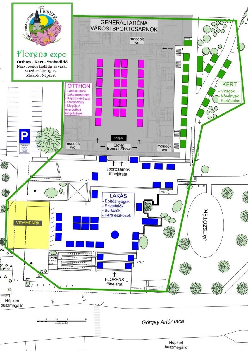Florens Expo 2026 - Térkép