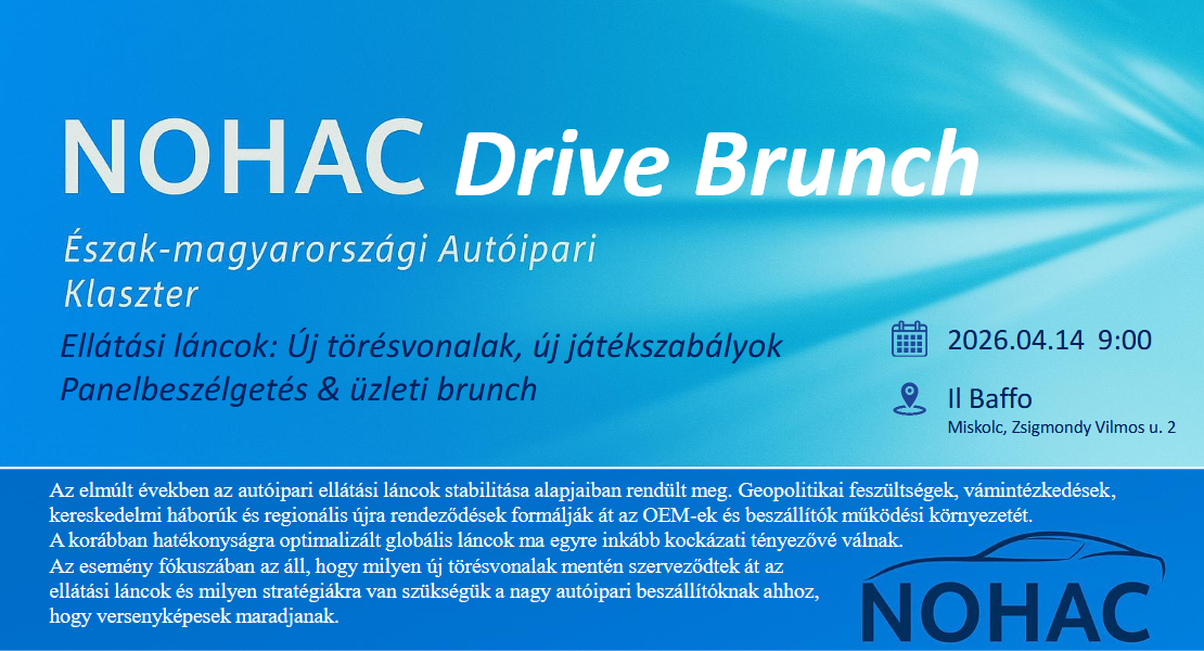 NOHAC Drive Brunch - 2026. április 14. - kép