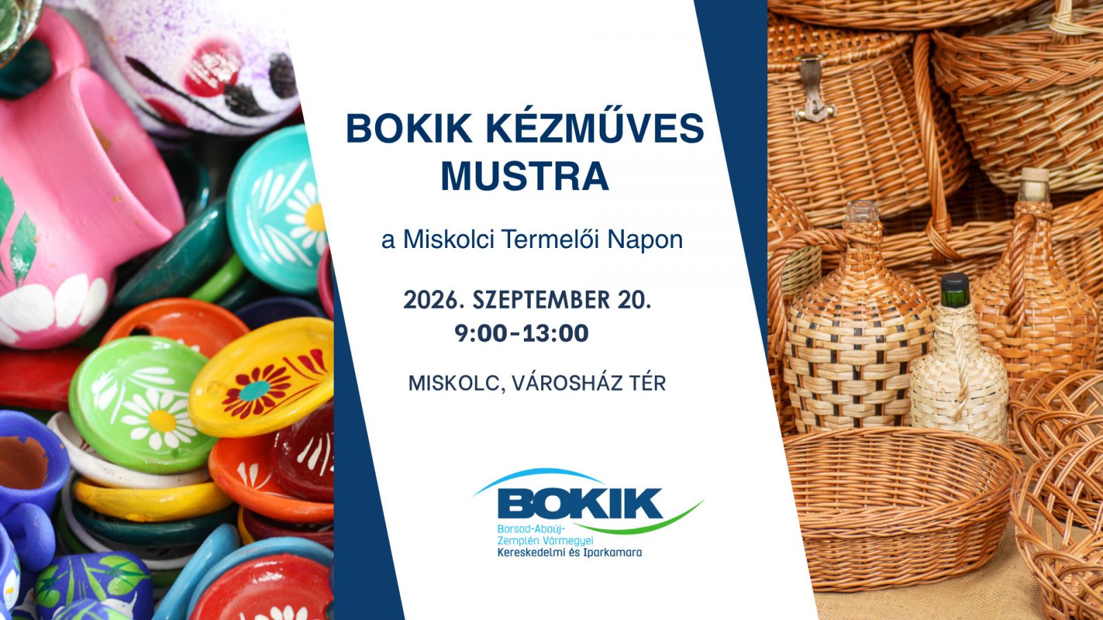 BOKIK Kézműves Mustra - 2026. szeptember 20. - kép