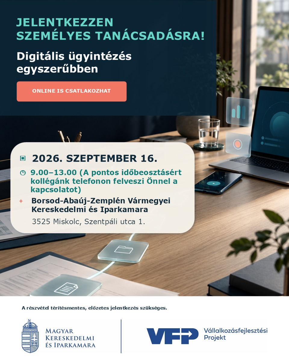 Digitális ügyintézés egyszerűbben - tanácsadás - 2026. szeptember 16. - kép
