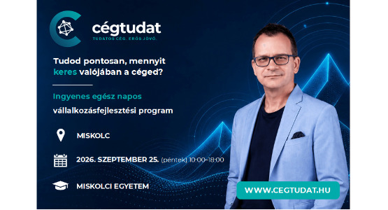 CÉGTUDAT országos képzési program - 2026. szeptember 25.