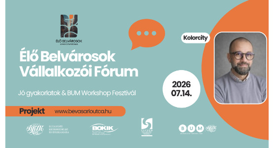 Élő Belvárosok Vállalkozói Fórum - 2026. július 14.