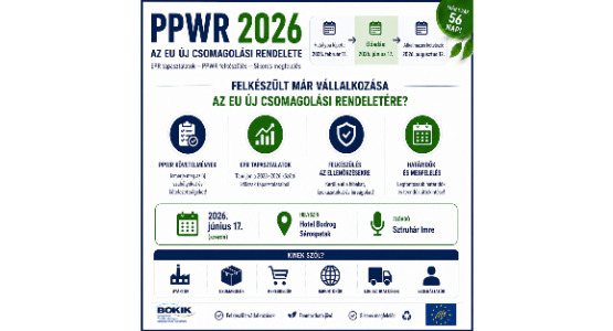 PPWR 2026 - Új korszak a csomagolásban - 2026. június 17.