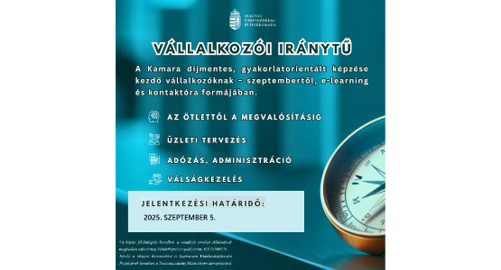 Vállalkozói Iránytű I. - 2025. szeptember 30.