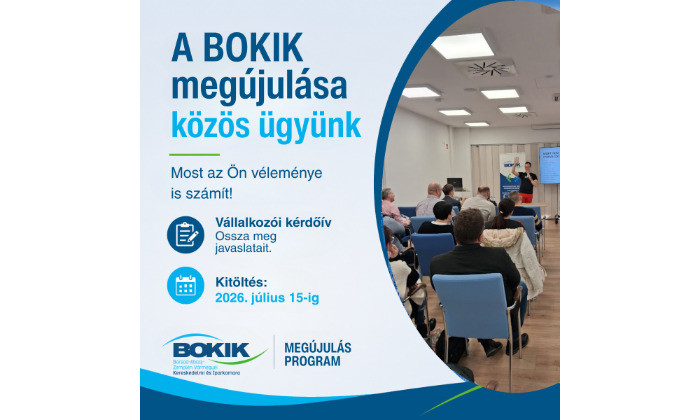 A BOKIK megújulása az Ön véleményével kezdődik