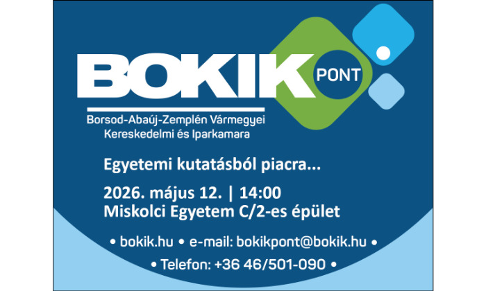 BOKIK Pont: Egyetemi kutatástól a vállalkozásig