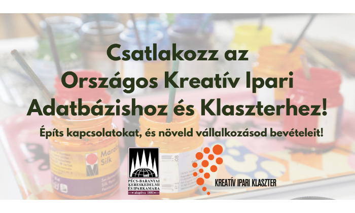 Országos kreatív ipari adatbázis készül - csatlakozzon Ön is!
