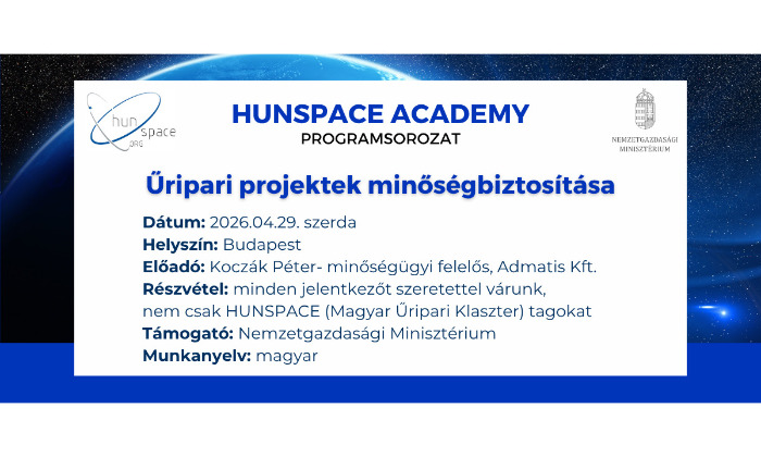 A HUNSPACE ACADEMY Programsorozat legújabb rendezvénye