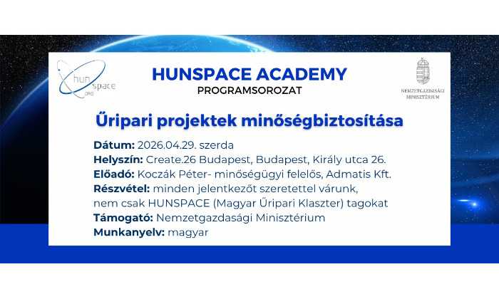 A HUNSPACE ACADEMY Programsorozat legújabb rendezvénye