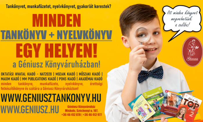 Tankönyv és nyelvkönyv a Géniusztól